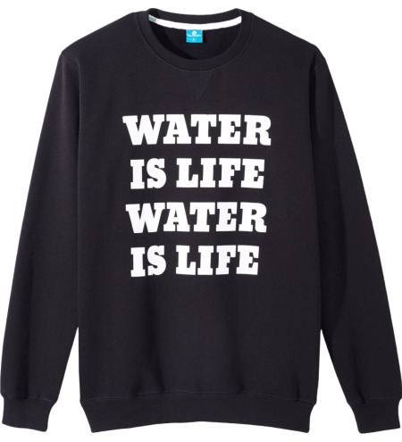 Water is life sweater - Viva con Agua SA merch store